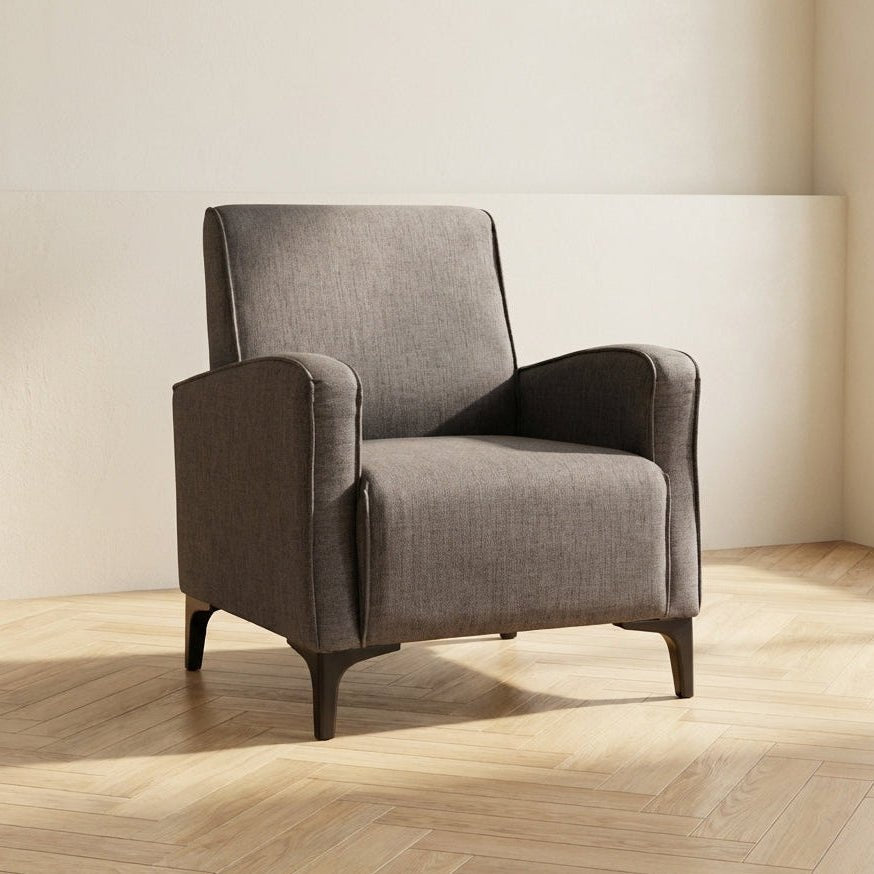 Sessel Petra Anthrazit stimmungsvolles Foto in Modern Innenraum