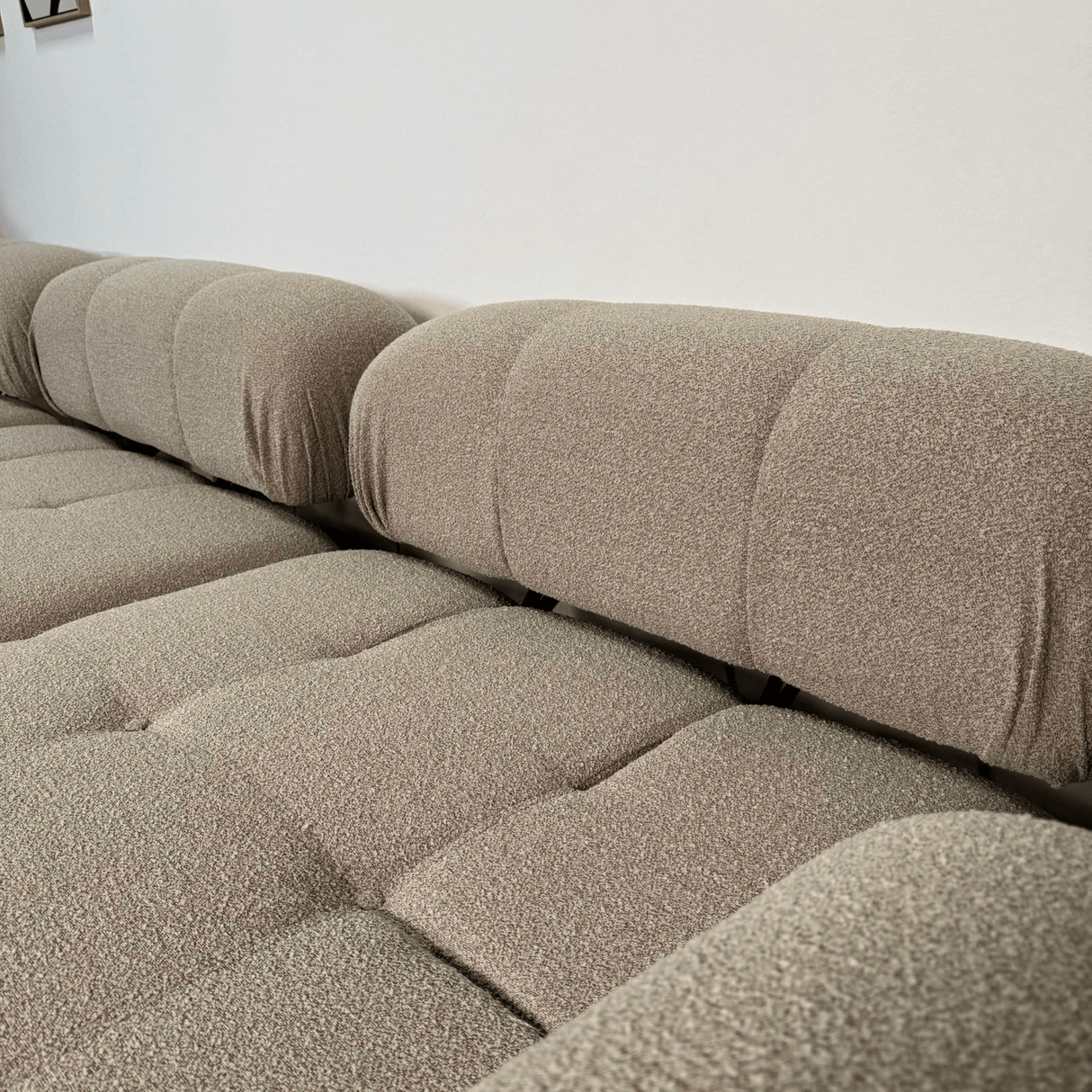 Banken - Modulaire bank 3 - zits met hocker Doblo beige - Dimehouse