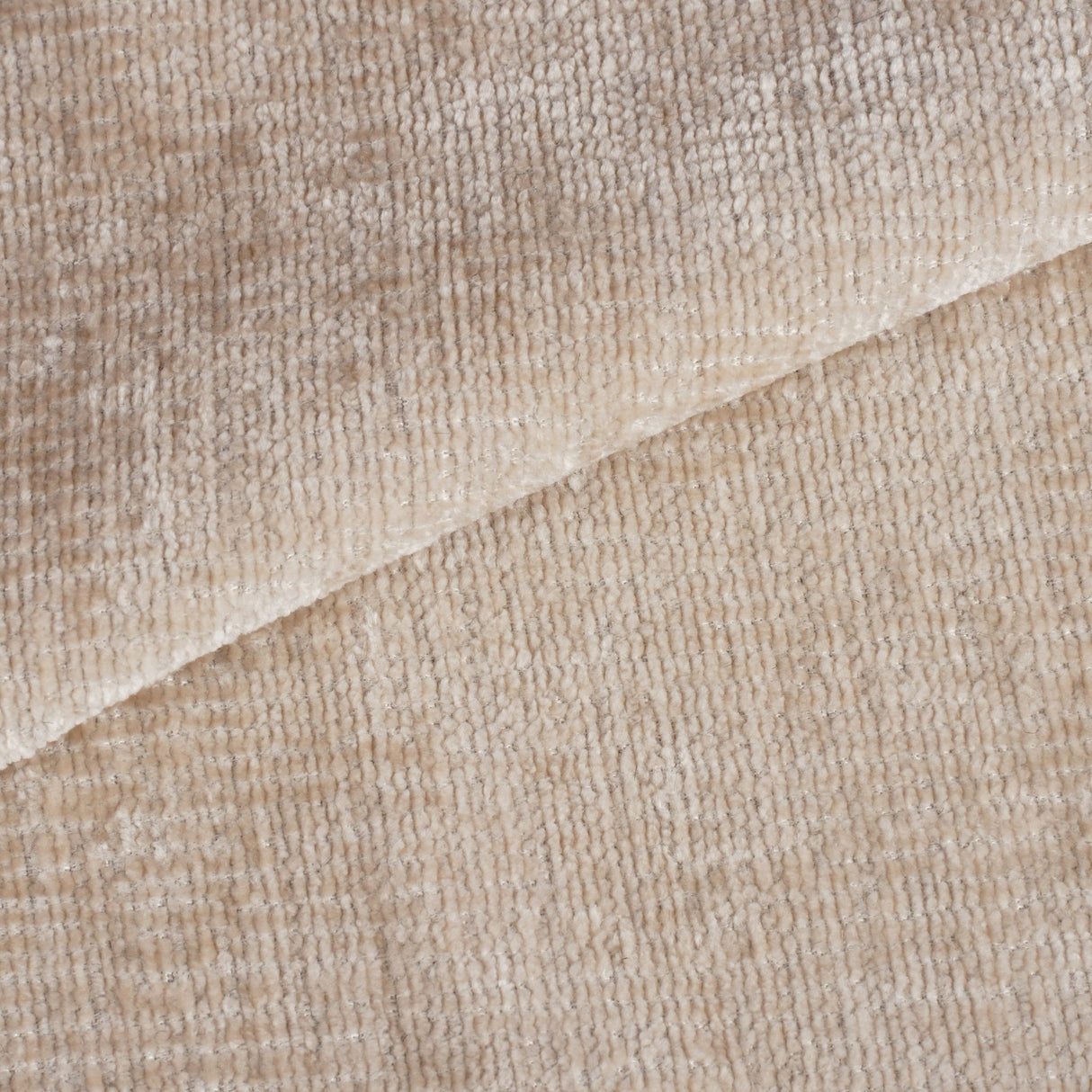 Eetkamerstoelen - Set van 4 Scandinavische Eetkamerstoelen Beige Chenille Stof Swift - Zonder Armleuningen - Dimehouse