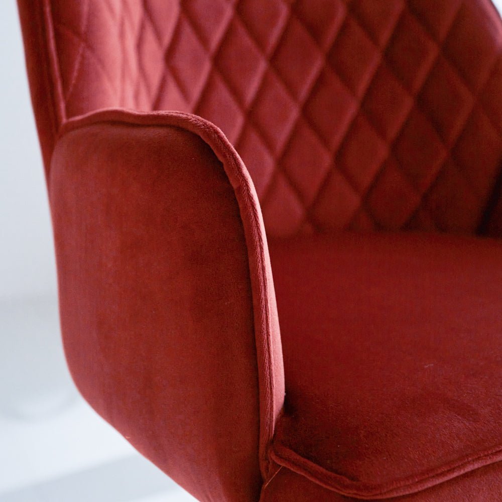 Barhocker Novan-Samt Dimehouse Kupfer LxBxH 75x58x54 Stoff Stimmungsvolles Fotodetail