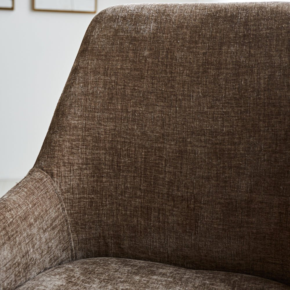 Esszimmerstuhl Elle Dimehouse Taupe LxBxH 64x61x56 Stoff Atmosphäre Foto anders