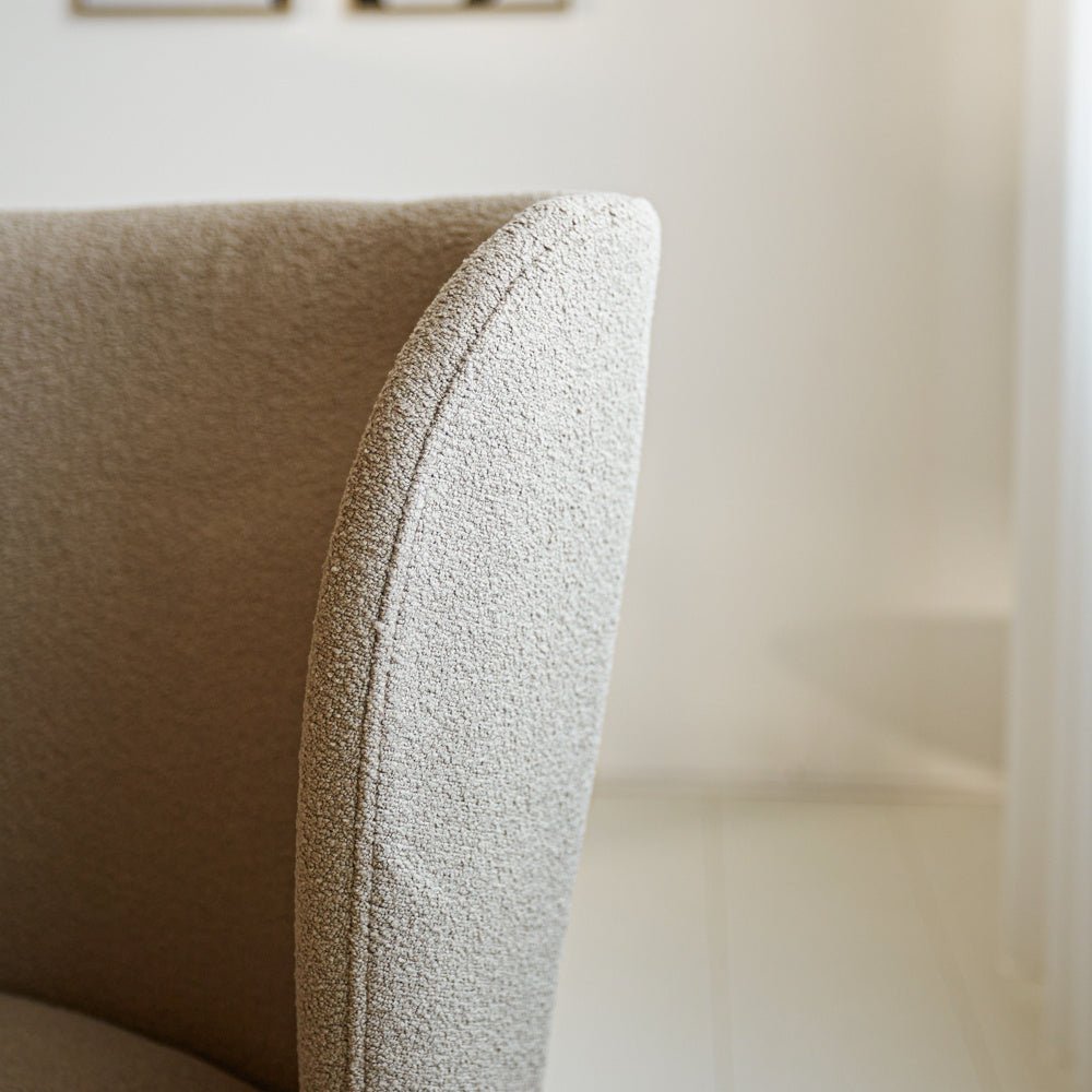 Esszimmerstuhl Tess Dimehouse Taupe LxBxH 65x62x56 Stoff Atmosphäre Foto anders