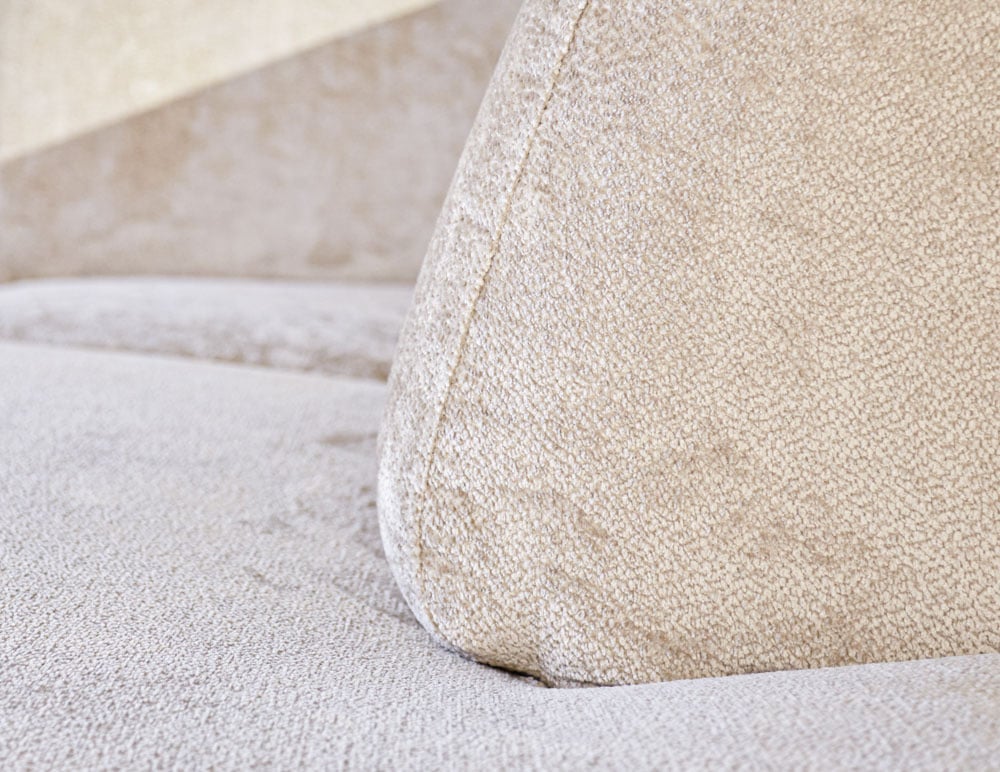 Sofa Chloe DeGeBe Beige Stoff Stimmungsvolles Fotodetail