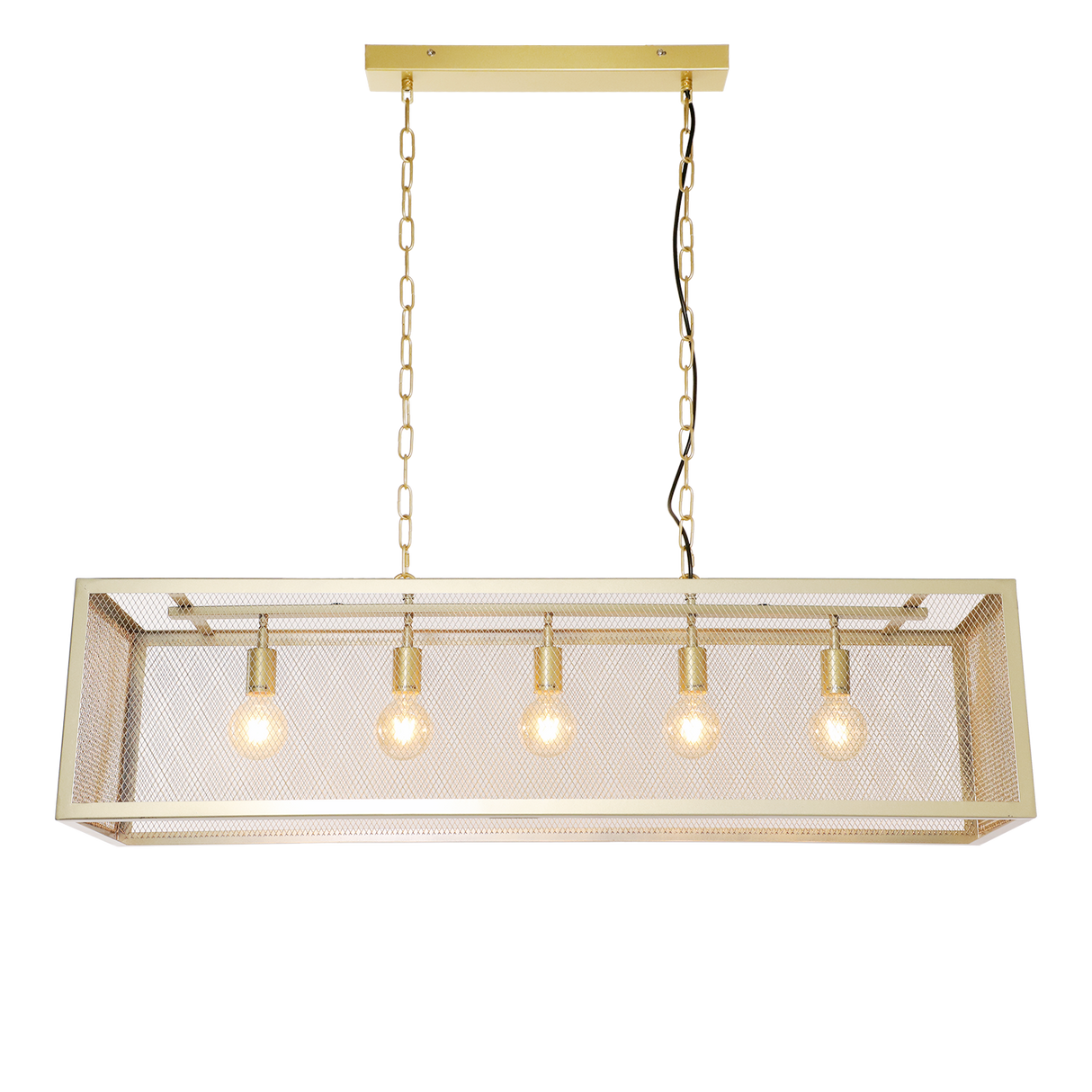 Duncan-Hängelampe Dimehouse Gold LxBxH 125x41x36 Metall Weiß Foto diagonale Vorderansicht