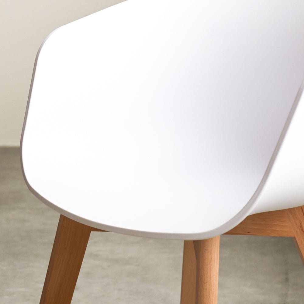 Esszimmerstuhl Herning Dimehouse Weiß LxBxH 68x60x51 Kunststoff Atmosphärisches Fotodetail