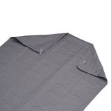 Luftmatratze 1 Person mit integriertem Aufblassystem 205x67x10 cm Dimehouse Grau LxBxH 23x15x15 Nylon Weißes Fotodetail