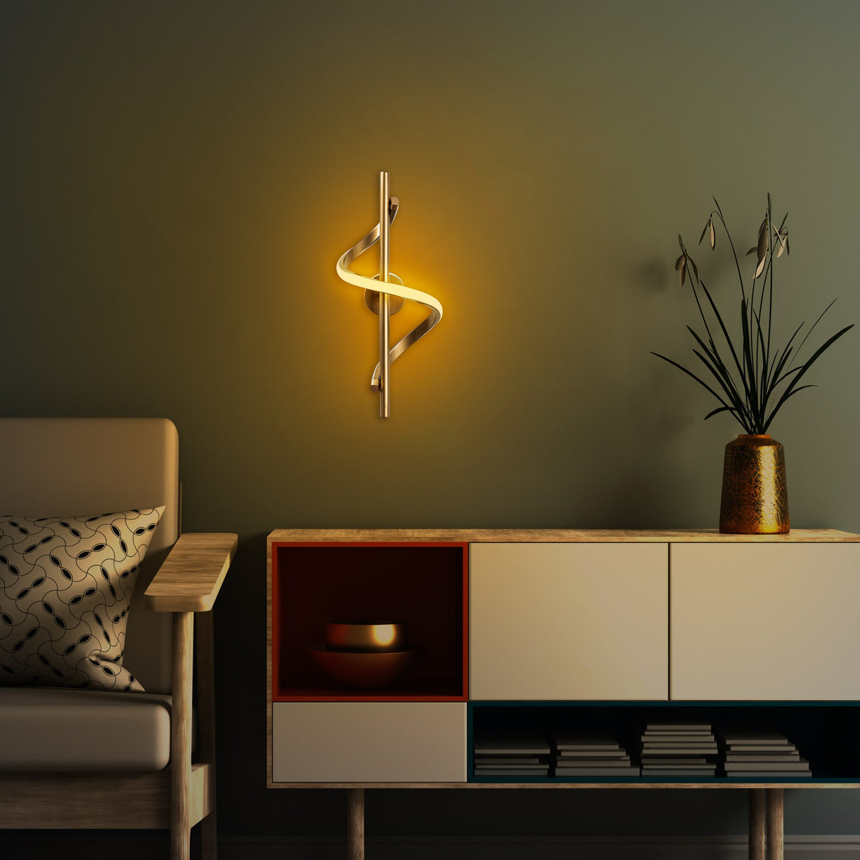 Wandlampen - Wandlamp Goud Metaal Opulent - Dimehouse