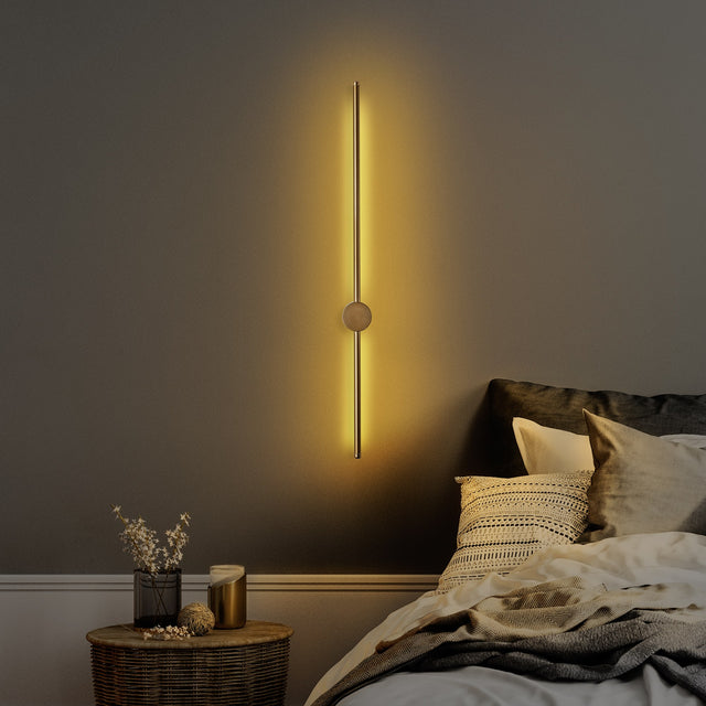 Wandlampen - Wandlamp Goud 91 cm Metaal Vortex - Dimehouse