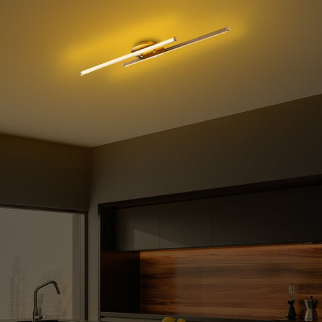Plafondlampen - Plafondlamp Goud Metaal Hawk - Dimehouse