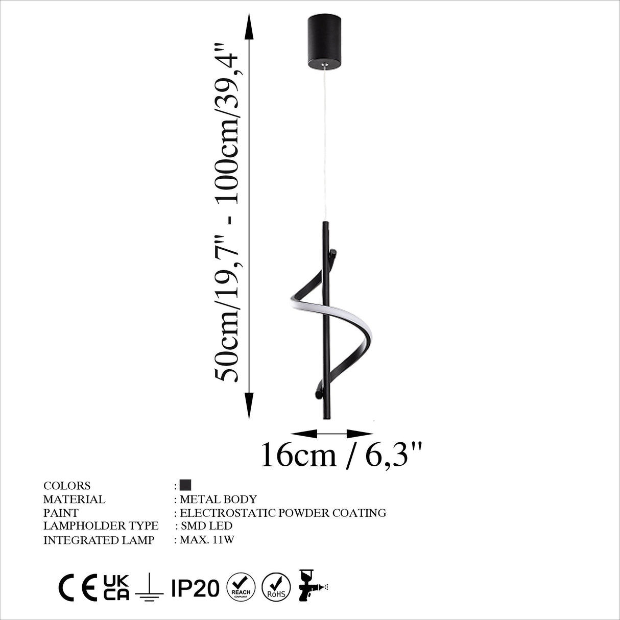 Hanglampen - Hanglamp Zwart Metaal Opulent - Dimehouse