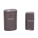 Luftmatratze für 2 Personen mit integriertem Aufblassystem 205x140x10 cm Dimehouse Graue LxBxH 33x17x17 Nylonteile