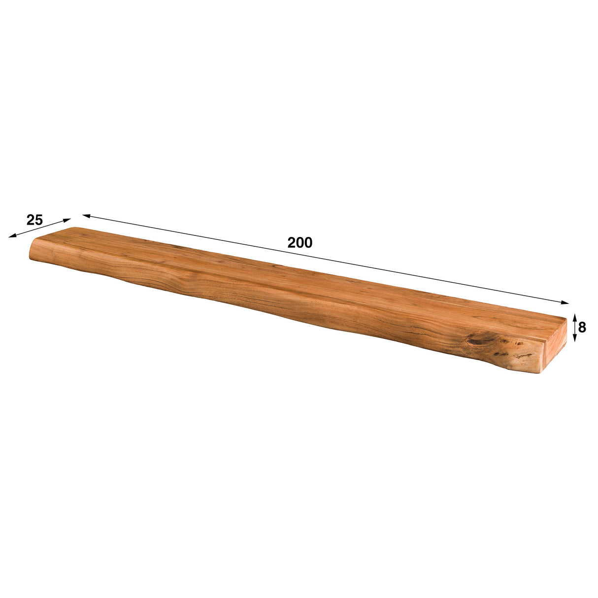Wandplanken - Wandplank Youri 200 cm - Dimehouse