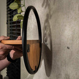 Wandplanken - Wandplank Rond Ø35 Massief Acaciahout set van 3 - Dimehouse