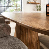 Eettafels - Eettafel Sue 215 cm Mangohout Zand - Dimehouse