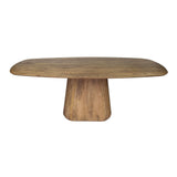 Eettafels - Eettafel Sue 215 cm Mangohout Zand - Dimehouse