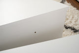 Salontafels - Ronde Salontafel Wit 85 cm Melamine Orin - Dimehouse