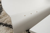 Salontafels - Ronde Salontafel Wit 85 cm Melamine Orin - Dimehouse