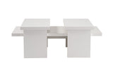 Salontafels - Salontafel Wit Melamine Rebellion - Dimehouse
