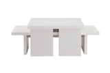 Salontafels - Salontafel Wit Melamine Rebellion - Dimehouse