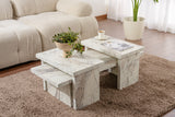 Salontafels - Salontafel Marmerlook Melamine Rebellion - Dimehouse
