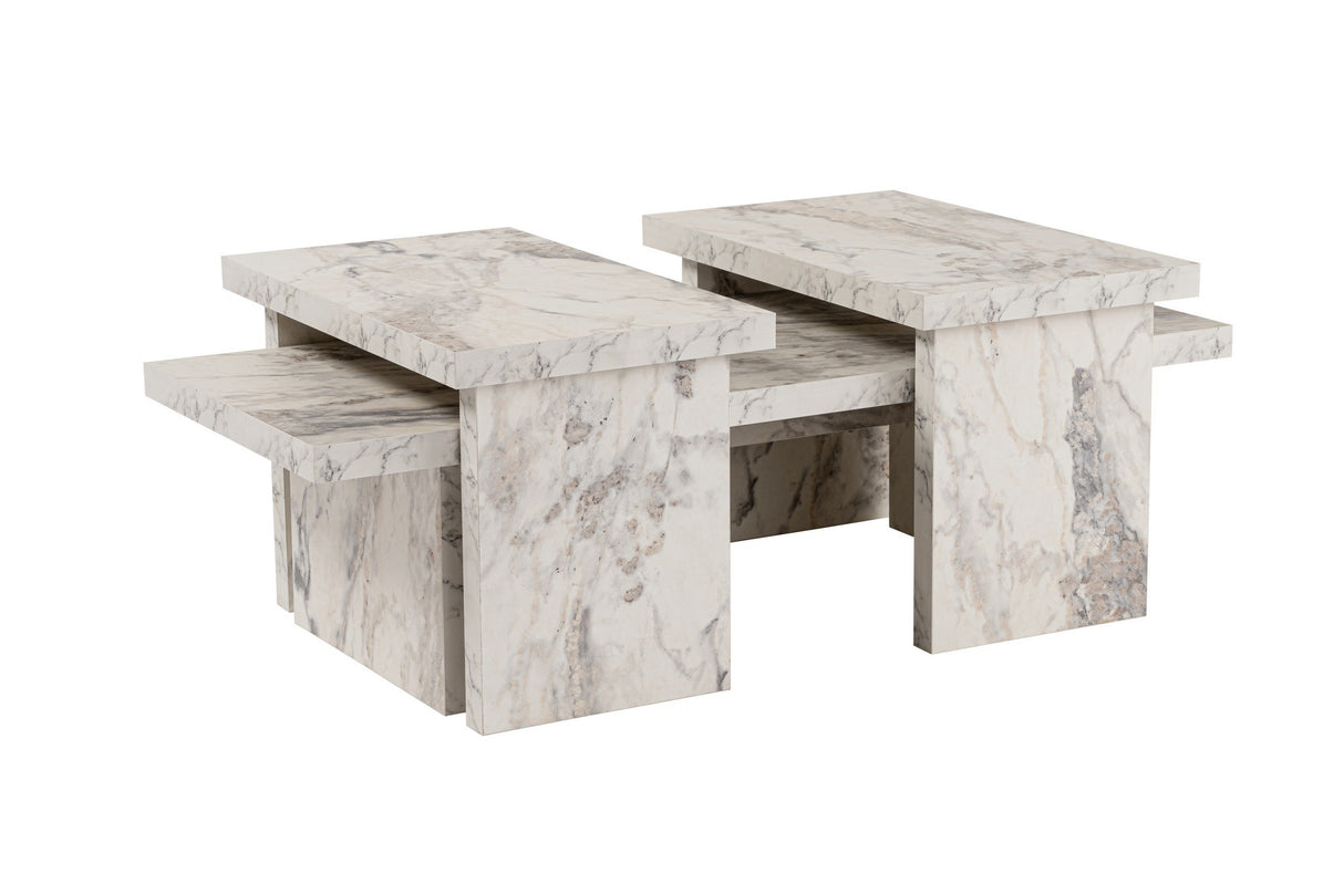 Salontafels - Salontafel Marmerlook Melamine Rebellion - Dimehouse