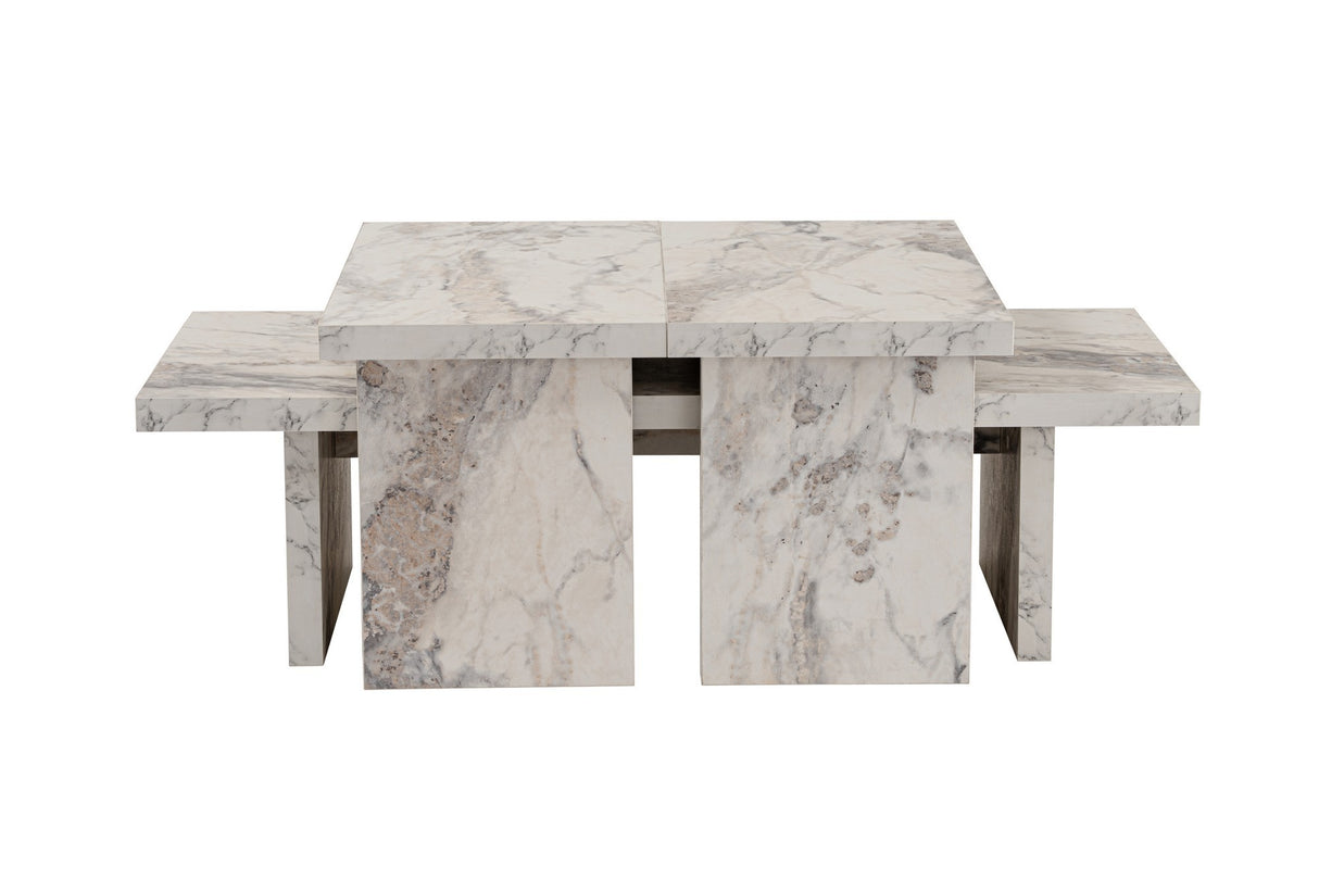 Salontafels - Salontafel Marmerlook Melamine Rebellion - Dimehouse