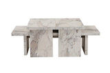 Salontafels - Salontafel Marmerlook Melamine Rebellion - Dimehouse