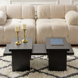 Salontafels - Salontafel Zwart Melamine Rebellion - Dimehouse