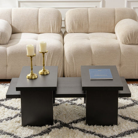 Salontafels - Salontafel Zwart Melamine Rebellion - Dimehouse