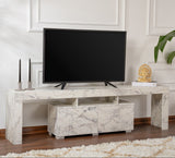 TV Meubels - TV Meubel Marmer Melamine Vertex 50x180x31,3 cm - Dimehouse
