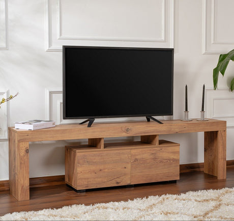 TV Meubels - TV Meubel Naturel Melamine Vertex 50x180x31,3 cm - Dimehouse
