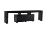 TV Meubels - TV Meubel Zwart Melamine Vertex 50x180x31,3 cm - Dimehouse