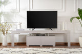 TV Meubels - TV Meubel Grijs Melamine Vertex 50x180x31,3 cm - Dimehouse