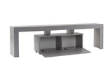 TV Meubels - TV Meubel Grijs Melamine Vertex 50x180x31,3 cm - Dimehouse