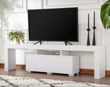 TV Meubels - TV Meubel Wit Melamine Vertex 50x180x31,3 cm - Dimehouse