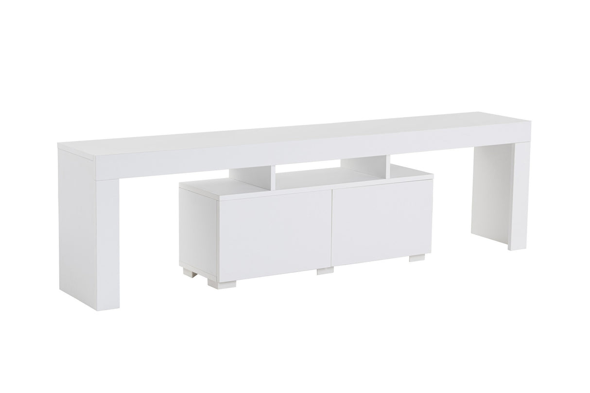 TV Meubels - TV Meubel Wit Melamine Vertex 50x180x31,3 cm - Dimehouse