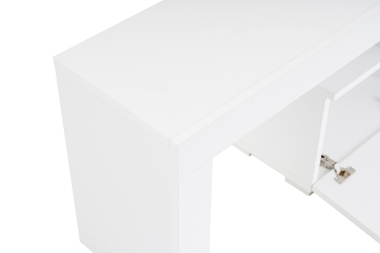 TV Meubels - TV Meubel Wit Melamine Vertex 50x180x31,3 cm - Dimehouse