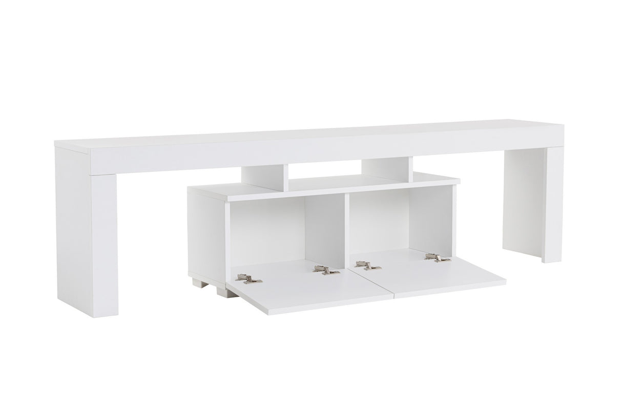 TV Meubels - TV Meubel Wit Melamine Vertex 50x180x31,3 cm - Dimehouse