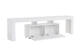 TV Meubels - TV Meubel Wit Melamine Vertex 50x180x31,3 cm - Dimehouse
