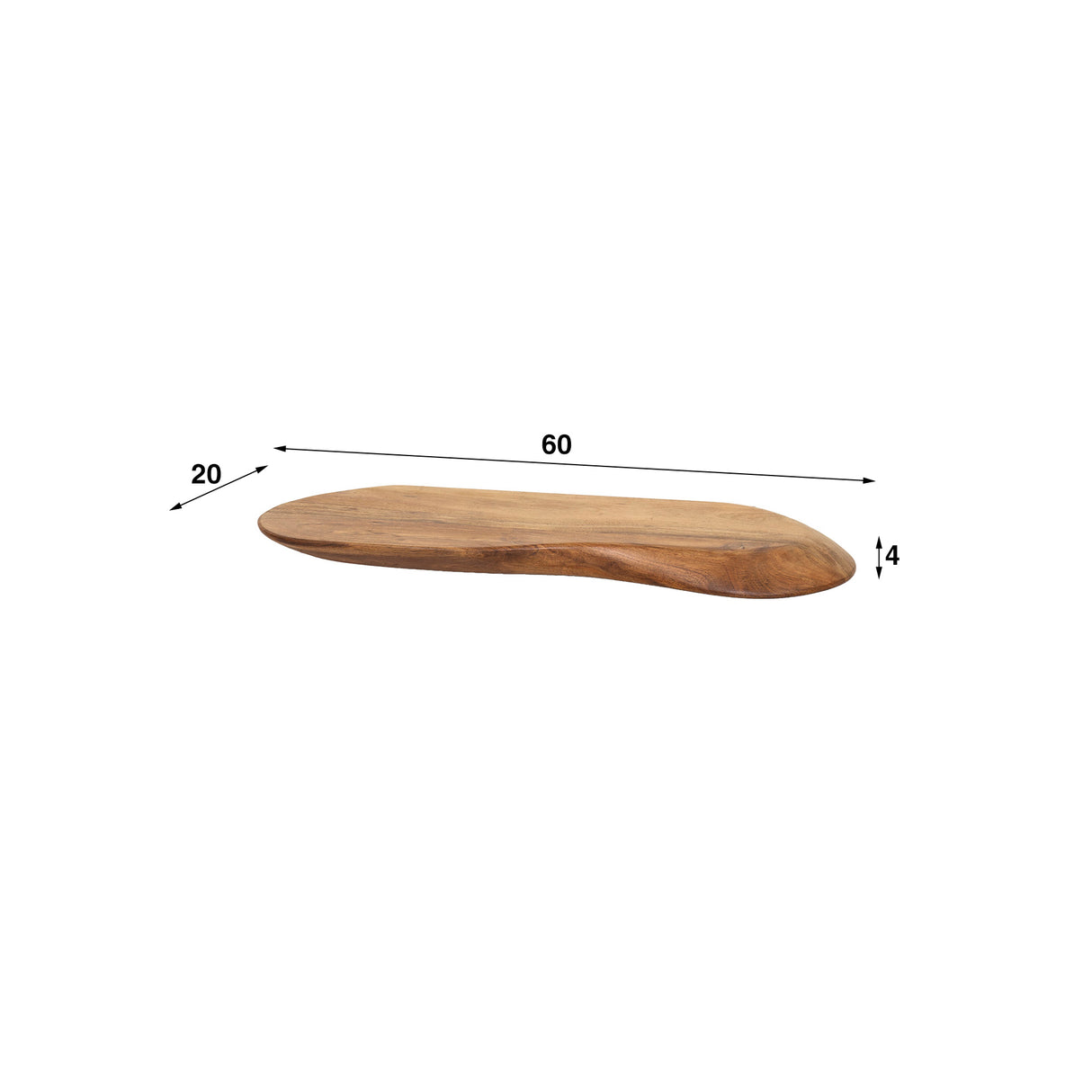 Wandplanken - Nordic Wandplank 60 Massief Acacia - Dimehouse
