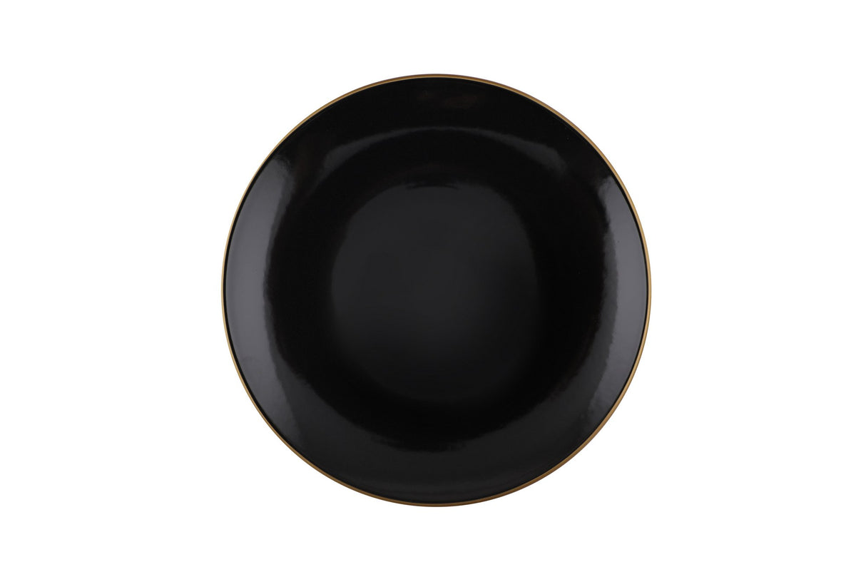TY040424F650A841600MAET600 Schwarzgold, 100 % KERAMIK-STEINZEUG, 27 cm breit