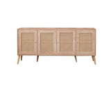 Calvin Aufbewahrungsschrank mit Soft-Close, 180 cm, Eichenoptik, melaminbeschichteter Holzverbundstoff, MDF
