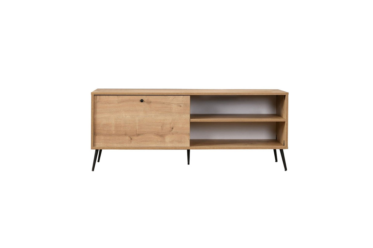 Calvin Kasten Eichenoptik mit Soft-Close 140 cm Melaminbeschichtetes Holzkomposit und MDF
