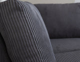 Sofa Gabi DeGeBe Anthrazit Stoff Stimmungsvolles Fotodetail