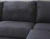 Sofa Gabi DeGeBe Anthrazit Stoff Stimmungsvolles Fotodetail