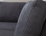 Sofa Gabi DeGeBe Anthrazit Stoff Stimmungsvolles Fotodetail