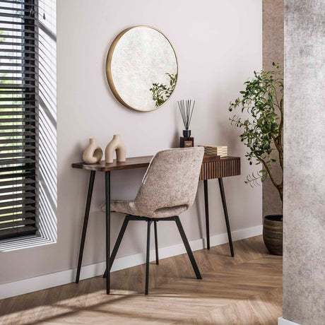 Kaptafels - Kaptafel Elin Massief Acacia Drift Brown 120 cm - Dimehouse