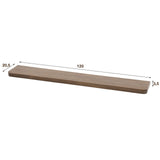 Wandplanken - Wandplank Noa 120 cm Massief Acaciahout Drift Brown - Dimehouse