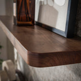 Wandplanken - Wandplank Noa 120 cm Massief Acaciahout Drift Brown - Dimehouse