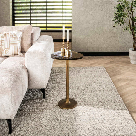 Bijzettafels - Bijzettafel Aurum Antiek Goud 60 cm - Dimehouse
